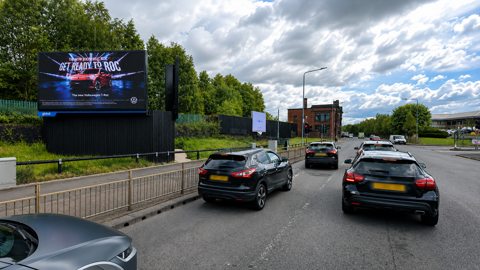 Prestige Media Walls digital billboard on Shettleston Road, Glasgow